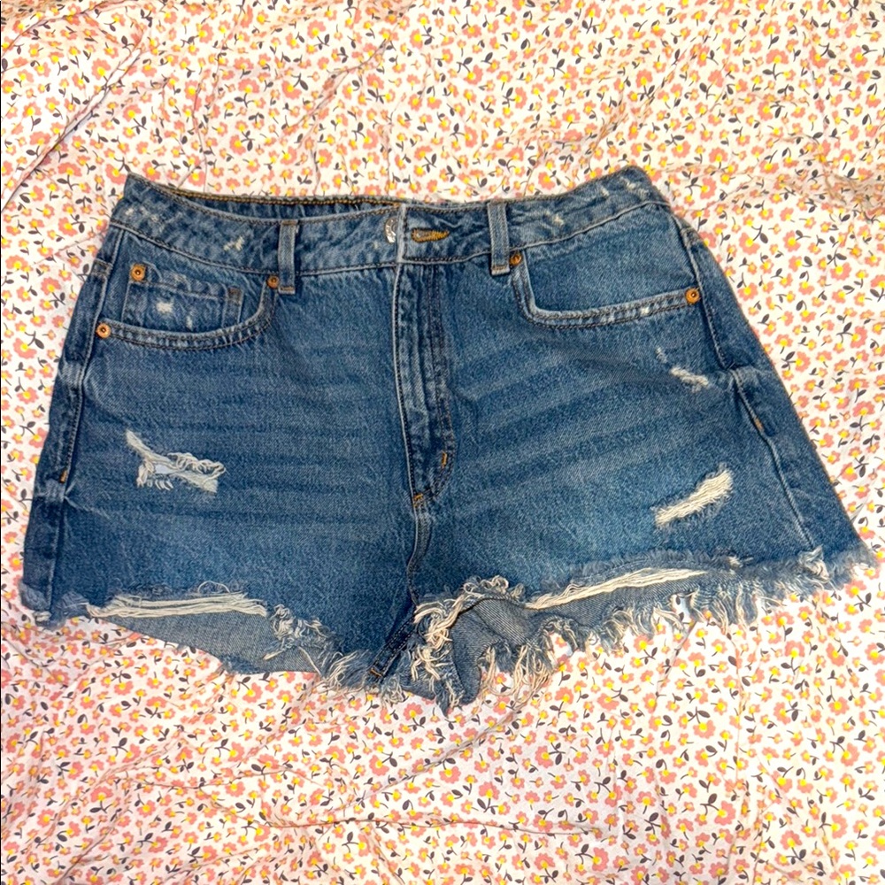 Garage Denim Distressed Women Shorts